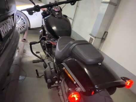 2019 Harley-Davidson Fat Bob, чёрный, 1850000 рублей, вид 4