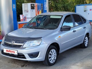 2014 Lada (ВАЗ) Granta I, серебристый, 385000 рублей, вид 2
