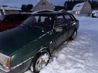 1997 Lada (ВАЗ) 21099, зелёный, 130000 рублей, вид 1