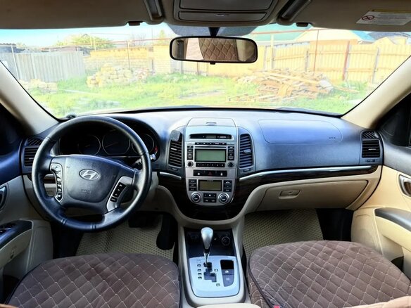 2011 Hyundai Santa Fe II Рестайлинг, чёрный, 1300000 рублей - вид 8