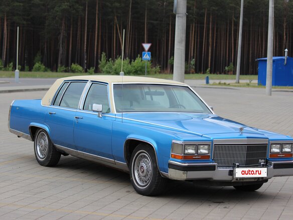 1989 Cadillac Brougham, синий, 2500000 рублей - вид 3