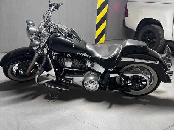 2015 Harley-Davidson Softail Deluxe, чёрный, 1250000 рублей - вид 1