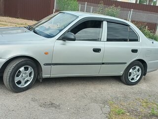 2006 Hyundai Accent ТагАЗ II, серебристый, 350000 рублей, вид 1