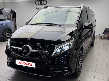 2022 Mercedes-Benz V-Класс Extra Long 300 d экстра длинный III (W447) Рестайлинг, чёрный, 8990000 рублей, вид 1