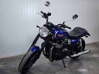 2010 Triumph Bonneville T100, синий, 579000 рублей, вид 4