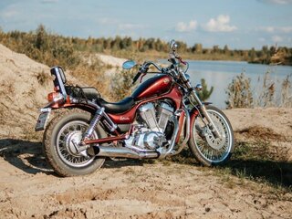 1994 Suzuki Intruder VS 400, красный, 350000 рублей, вид 1