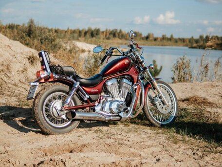 1994 Suzuki Intruder VS 400, красный, 350000 рублей, вид 1