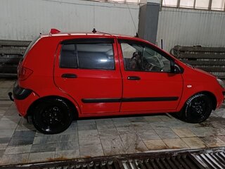 2008 Hyundai Getz I Рестайлинг, красный, 430000 рублей, вид 4