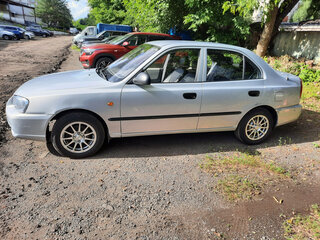 2008 Hyundai Accent ТагАЗ II, серебристый, 312000 рублей, вид 3