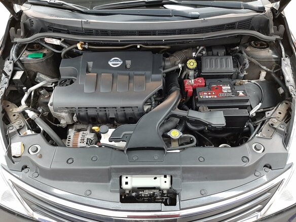 2010 Nissan Tiida I Рестайлинг, чёрный - вид 6