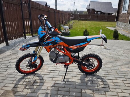 2023 Kayo Evolution YX125EM, синий, 78000 рублей, вид 1