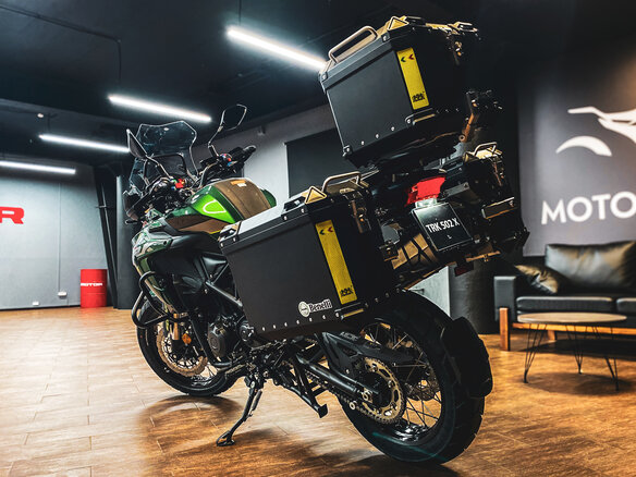 2026 Benelli TRK 502 X, зелёный, 659000 рублей - вид 9