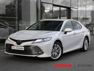 2019 Toyota Camry VIII (XV70), белый, 2649000 рублей, вид 1