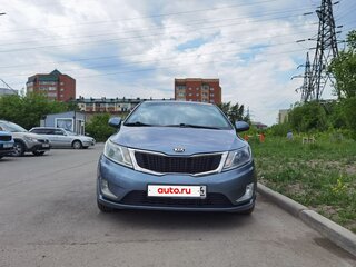 2014 Kia Rio 6-speed III, голубой, 645000 рублей, вид 2