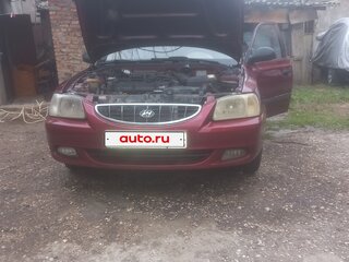 2007 Hyundai Accent ТагАЗ II, красный, 300000 рублей, вид 2