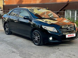 2008 Toyota Corolla X (E140, E150), чёрный, 689000 рублей, вид 2