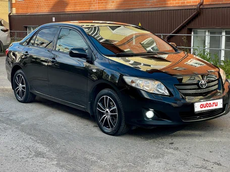 2008 Toyota Corolla X (E140, E150), чёрный, 689000 рублей, вид 2