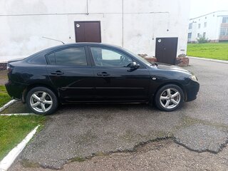 2007 Mazda 3 I (BK) Рестайлинг, чёрный, 600000 рублей, вид 3