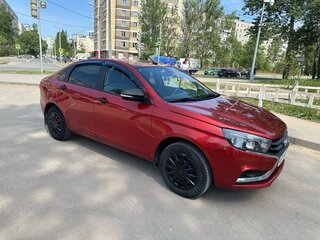 2016 Lada (ВАЗ) Vesta I, красный, 570000 рублей, вид 1