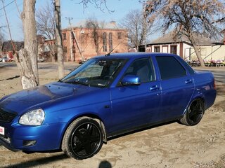 2017 Lada (ВАЗ) Priora I Рестайлинг, синий, 950000 рублей, вид 2