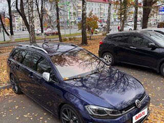 2017 Volkswagen Golf R VII Рестайлинг, синий, 3100000 рублей, вид 3