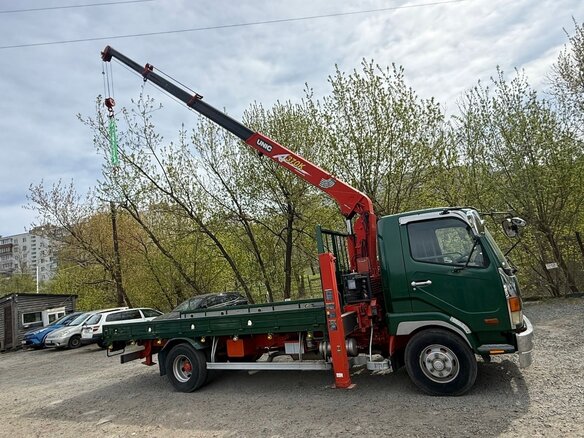 1999 Fuso (Mitsubishi) Fighter, зелёный, 4300000 рублей - вид 3