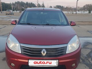 2014 Renault Sandero I, красный, 490000 рублей, вид 5