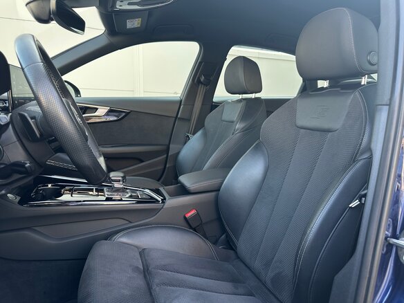 2020 Audi A4 35 TFSI V (B9) Рестайлинг, синий, 3500000 рублей - вид 7