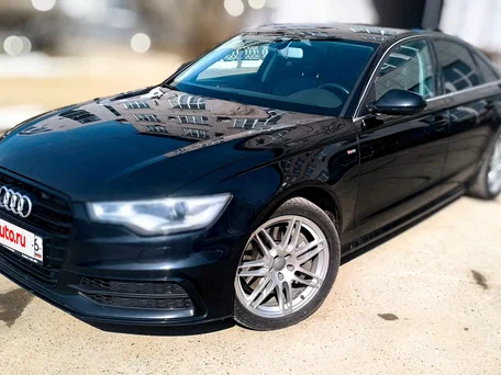 2013 Audi A6 IV (C7), чёрный, 1900000 рублей, вид 1