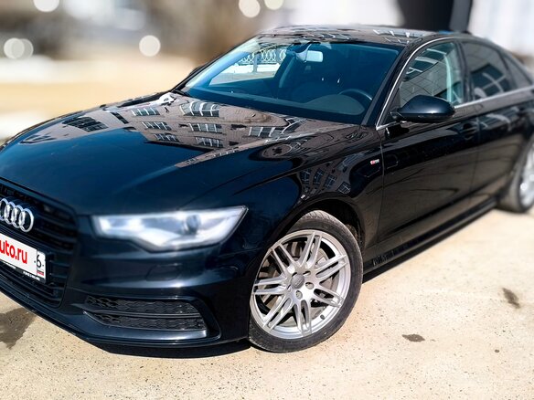 2013 Audi A6 IV (C7), чёрный, 1900000 рублей