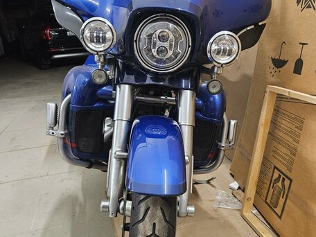 2019 Harley-Davidson Electra Glide, синий, 2950000 рублей, вид 3