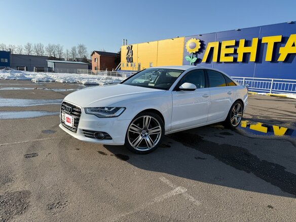 2012 Audi A6 IV (C7), белый, 930000 рублей - вид 1