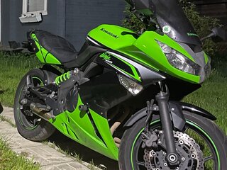 2012 Kawasaki ER-4F (Ninja 400R), зелёный, 370000 рублей, вид 2