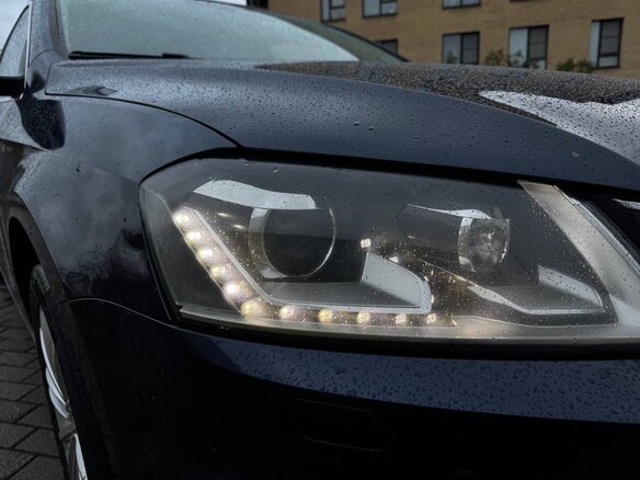 2014 Volkswagen Passat B7, синий, 1199000 рублей - вид 18