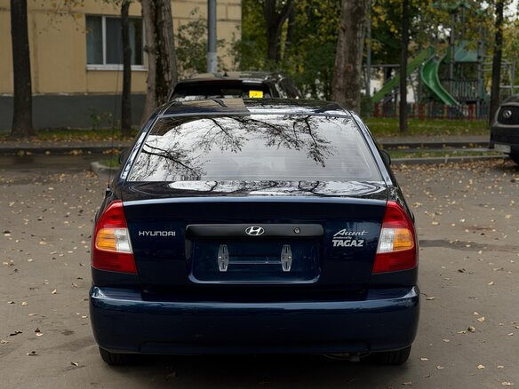 2009 Hyundai Accent ТагАЗ II, синий, 450000 рублей - вид 8