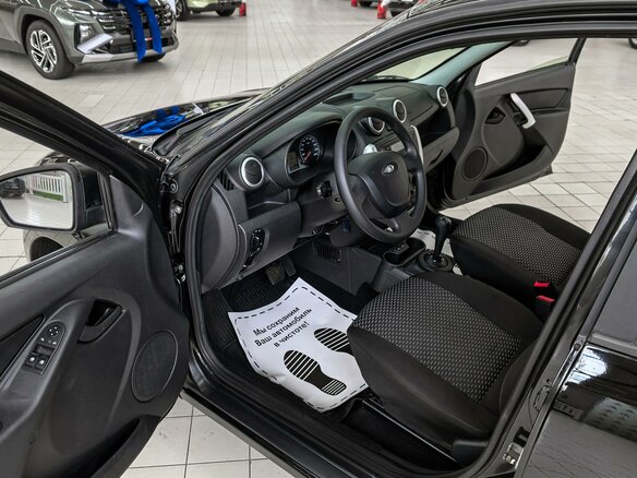 2018 Lada (ВАЗ) Granta I, чёрный, 489000 рублей - вид 5