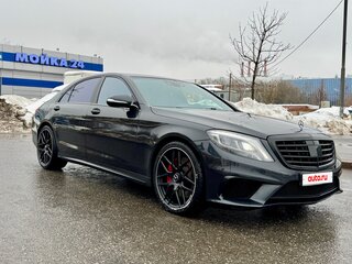 2013 Mercedes-Benz S-Класс AMG 63 AMG Long III (W222, C217), чёрный, 3950000 рублей, вид 2