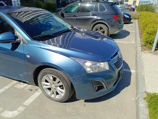 2012 Chevrolet Cruze I Рестайлинг, синий, 600000 рублей, вид 2