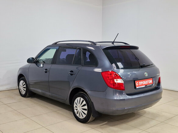 2012 Skoda Fabia II Рестайлинг, серый, 490000 рублей - вид 5