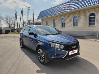 2021 Lada (ВАЗ) Vesta SW Cross I, синий, 1400000 рублей, вид 3