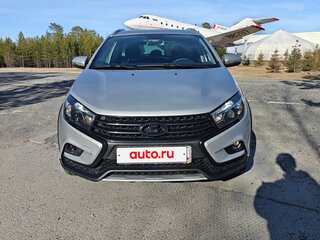 2018 Lada (ВАЗ) Vesta SW Cross I, серебристый, 970000 рублей, вид 3