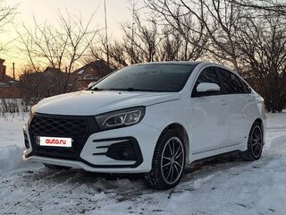 2016 Lada (ВАЗ) Vesta I, белый, 800000 рублей, вид 2
