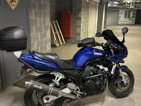 2002 Yamaha FZS600 Fazer, синий, 375000 рублей, вид 2
