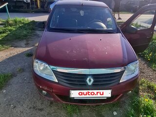 2012 Renault Logan I Рестайлинг, красный, 350000 рублей, вид 1