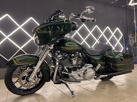 2019 Harley-Davidson Street Glide, зелёный, 2270000 рублей, вид 2