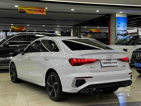2022 Audi A3 35 TFSI Long IV (8Y), зелёный, 1930000 рублей, вид 4