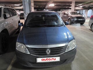 2013 Renault Logan I Рестайлинг, синий, 379000 рублей, вид 3