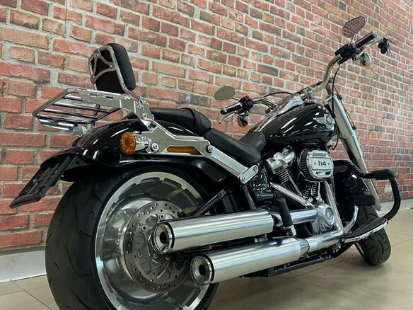 2018 Harley-Davidson Fat Boy, чёрный, 2200000 рублей - вид 7