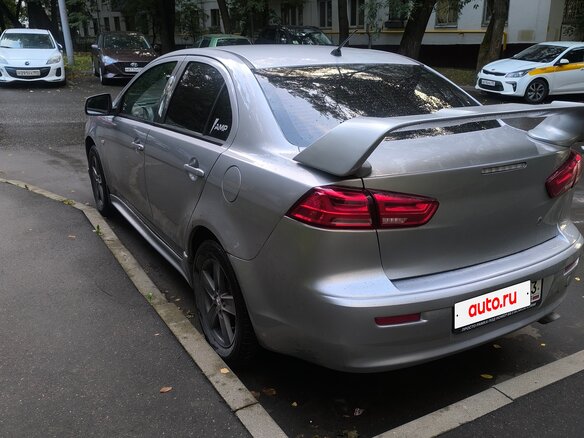 2007 Mitsubishi Lancer X, серебристый - вид 6