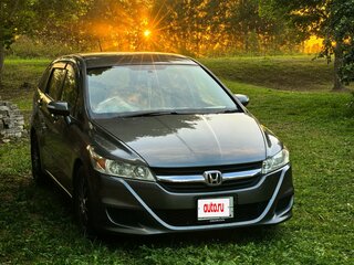2009 Honda Stream II Рестайлинг, серый, 1290000 рублей, вид 1